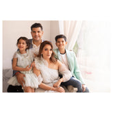 Blush blue Mommy dress